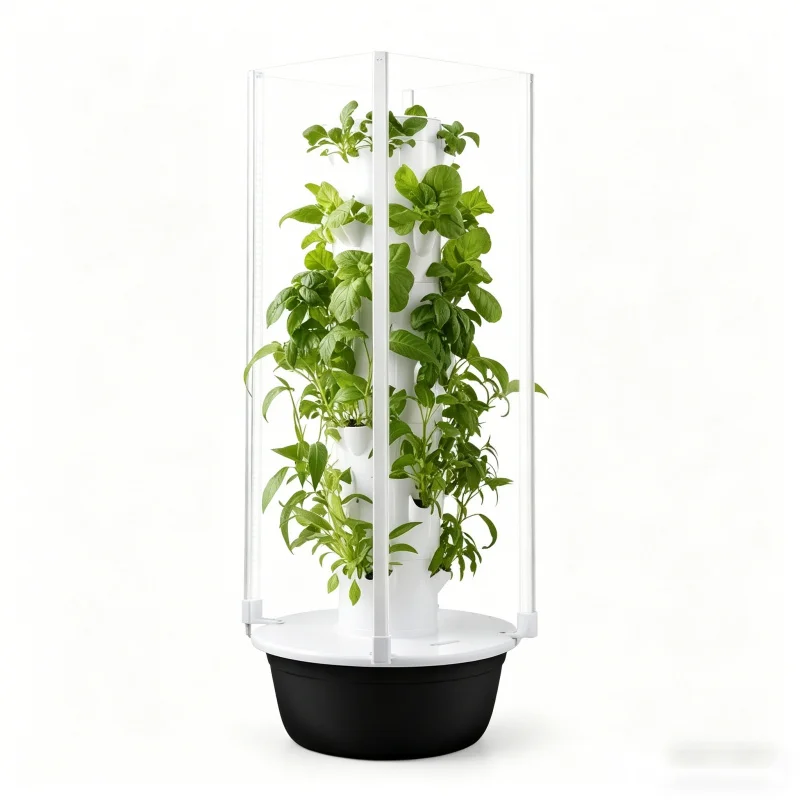 Vertical Planter Tower - Menara Hidroponik Spacetree 5-Lapisan untuk Tanaman