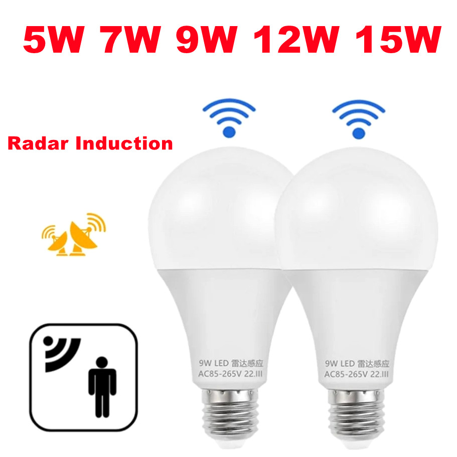 Smart Garden Led Lights - E27 bohlam lampu pintar LED Sensor