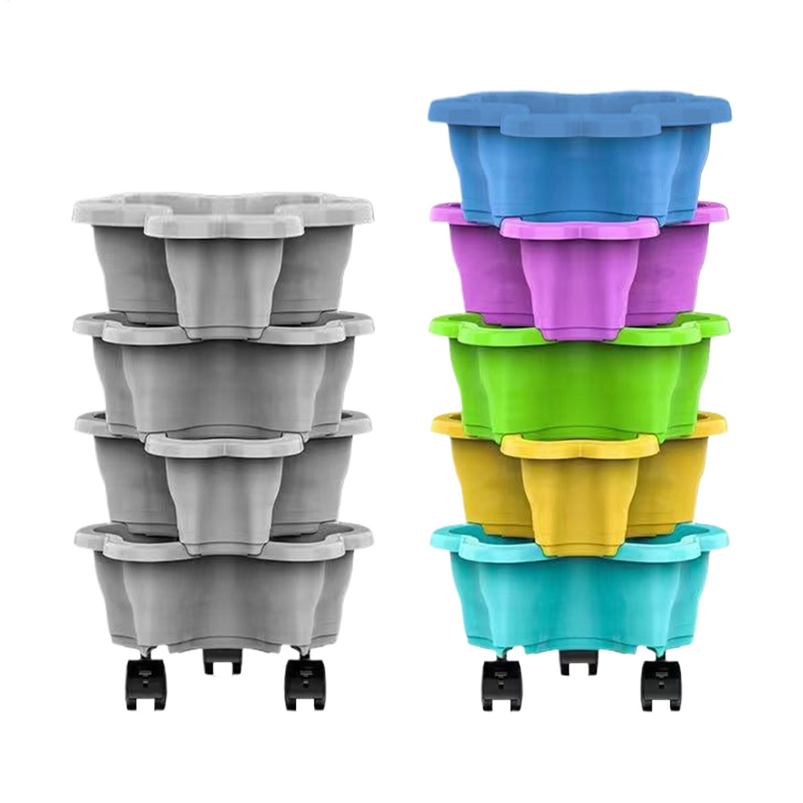 Vertical Planter Tower - Pot Tanam Vertikal Bertingkat untuk Stroberi,