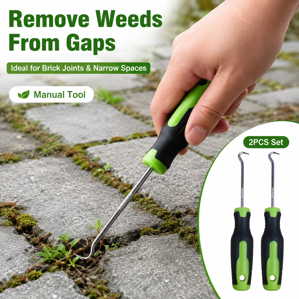 Smart Garden Edging - 2 Buah Alat Penghilang Gulma Manual