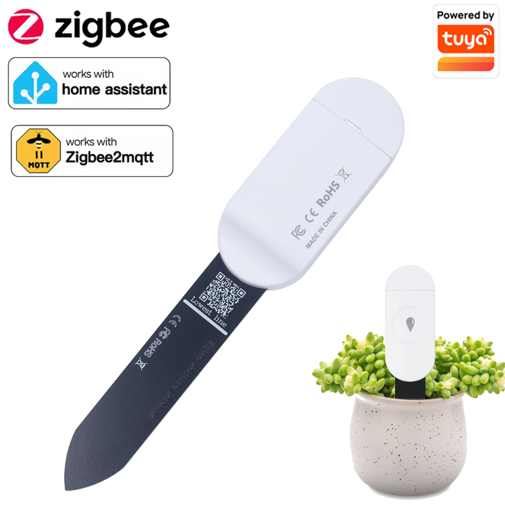 Smart Soil Sensor - Tuya Zigbee Detektor Kelembapan Suhu Kelembaban