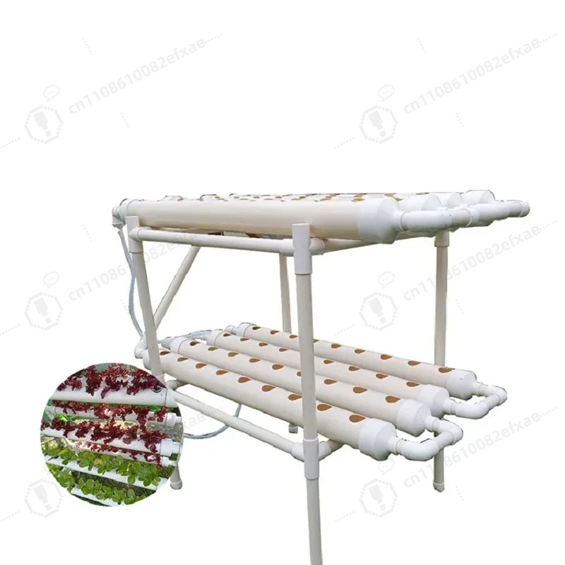 Smart Garden Hanging Baskets - Sistem Hidroponik NFT Channel, 2 Lapis,
