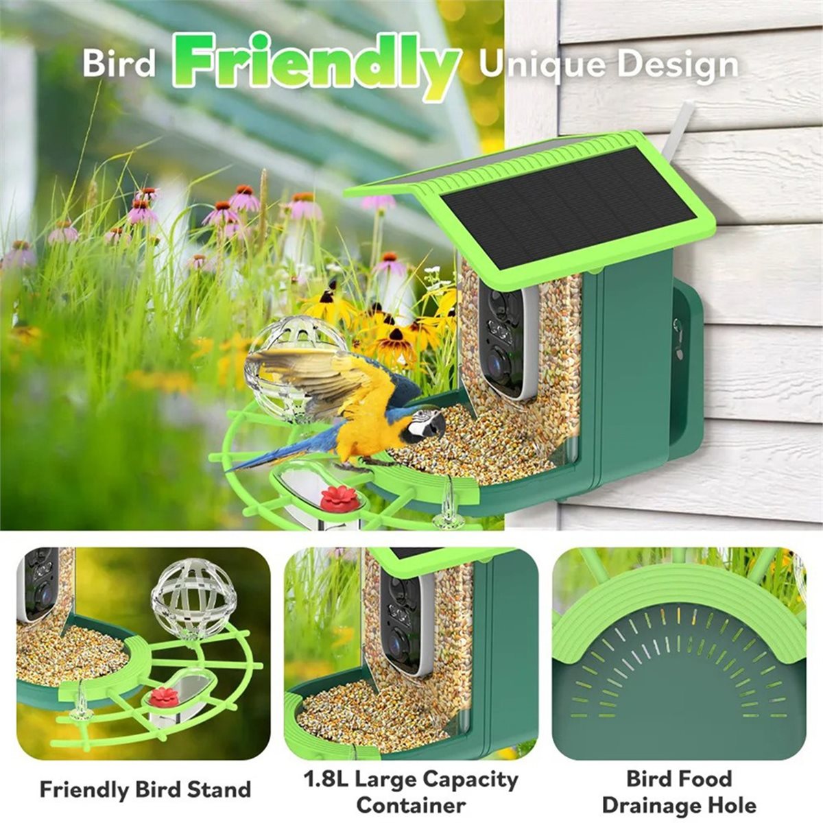 Smart Garden Video - Kamera Pengumpan Burung Pintar ABPP dengan