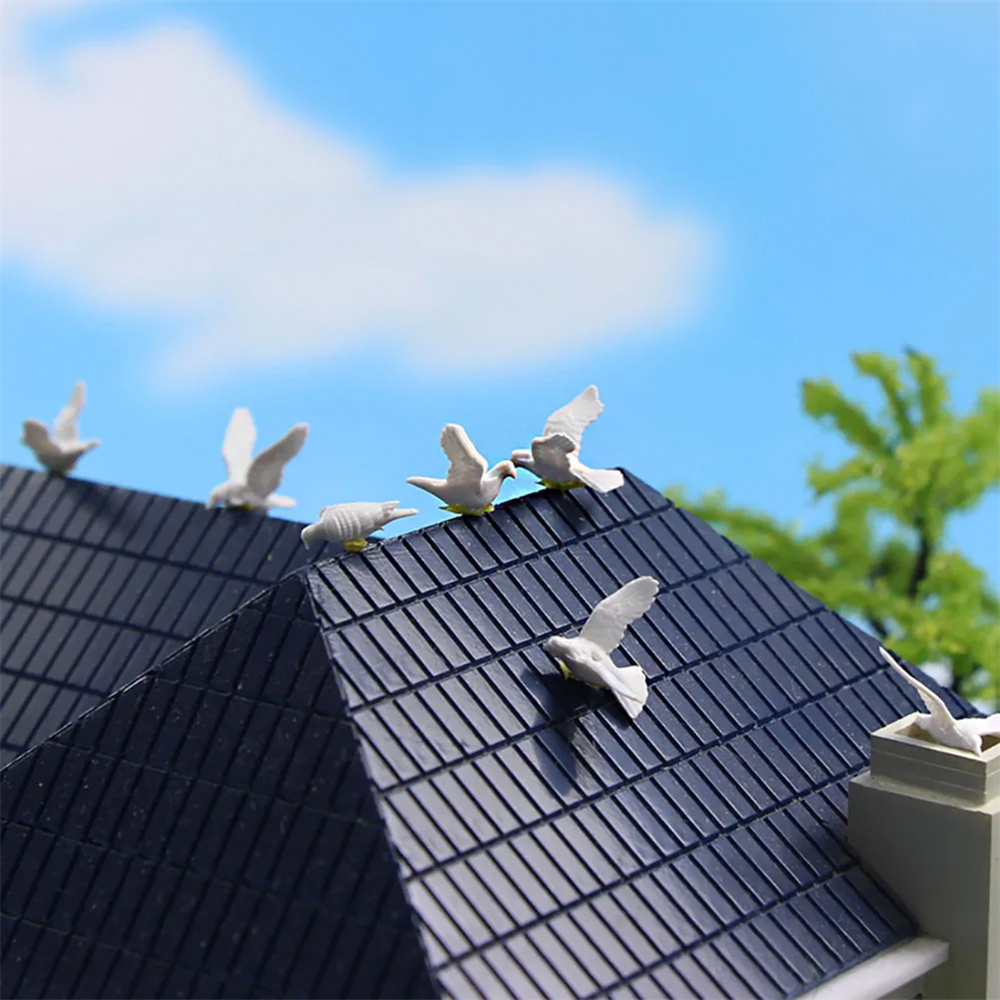 Smart Garden Diy - 5 Buah Miniatur Model Burung Merpati