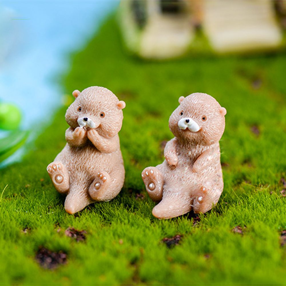 Smart Garden Diy - Patung kecil berang-berang Dekorasi Rumah Peri