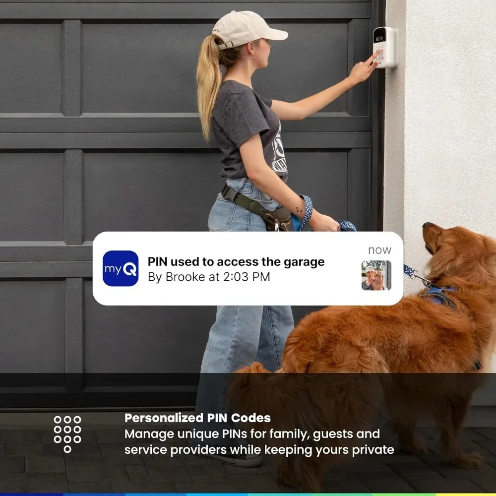 Smart Garden Video - Keypad Video Pintu Garasi Pintar Multi-Fungsi