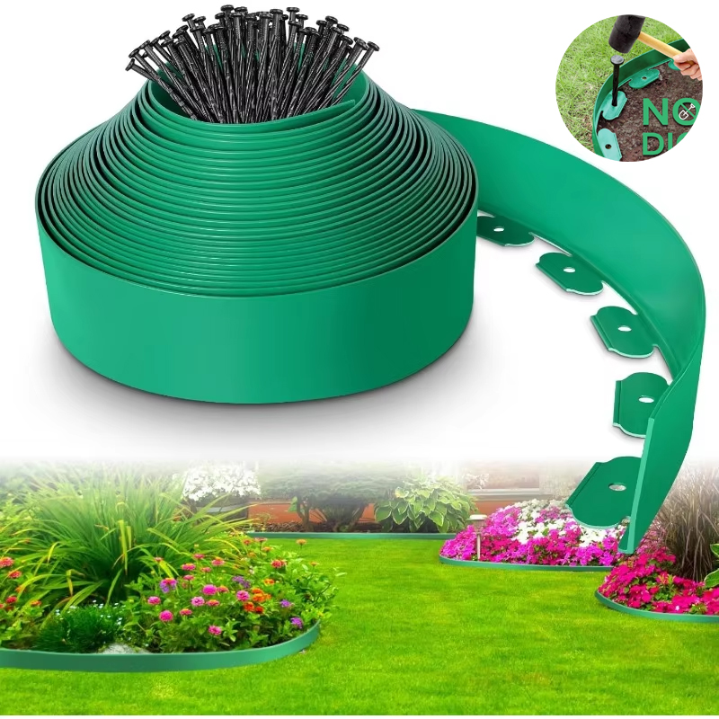 Smart Garden Edging - Tepi Taman PVC Fleksibel 10M dengan