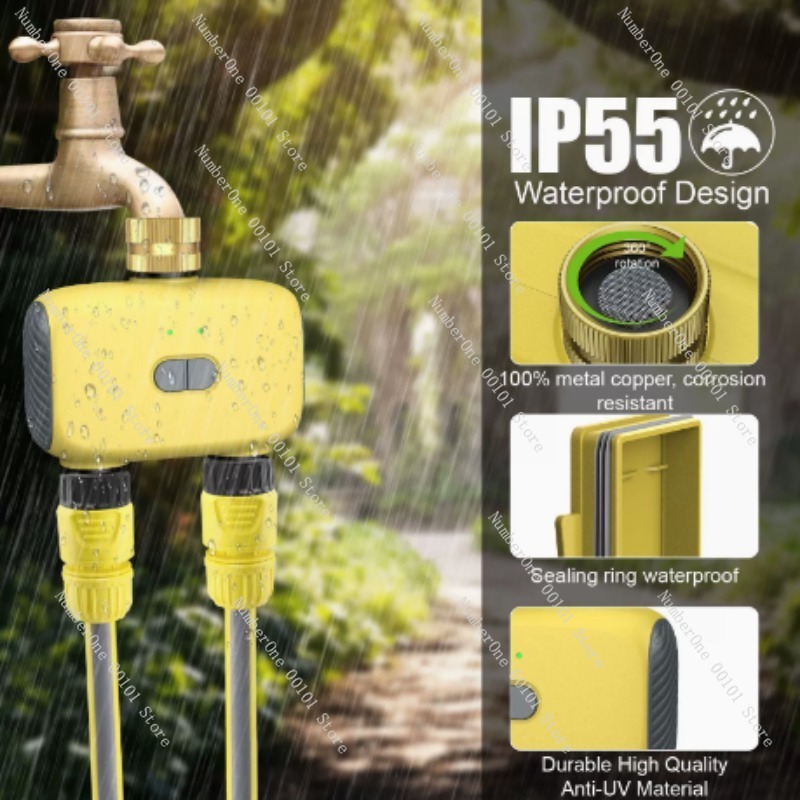 Timer Irigasi Pintar Dual Outl - Smart Garden Model ulasan dan harga