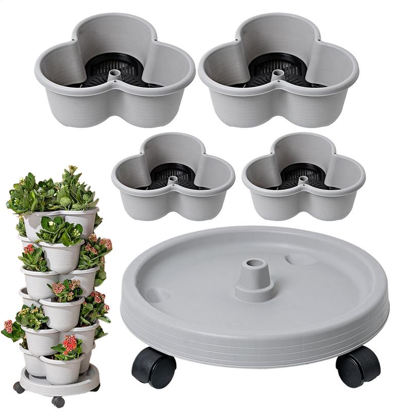 Pot Bunga Vertikal yang Dapat  - Vertical Planter Tower ulasan dan harga