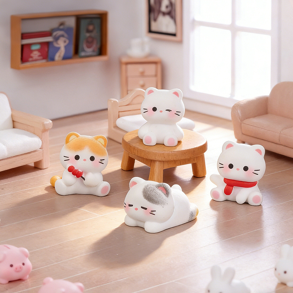 6 Buah Ornamen Miniatur Patung - Smart Garden Diy ulasan dan harga