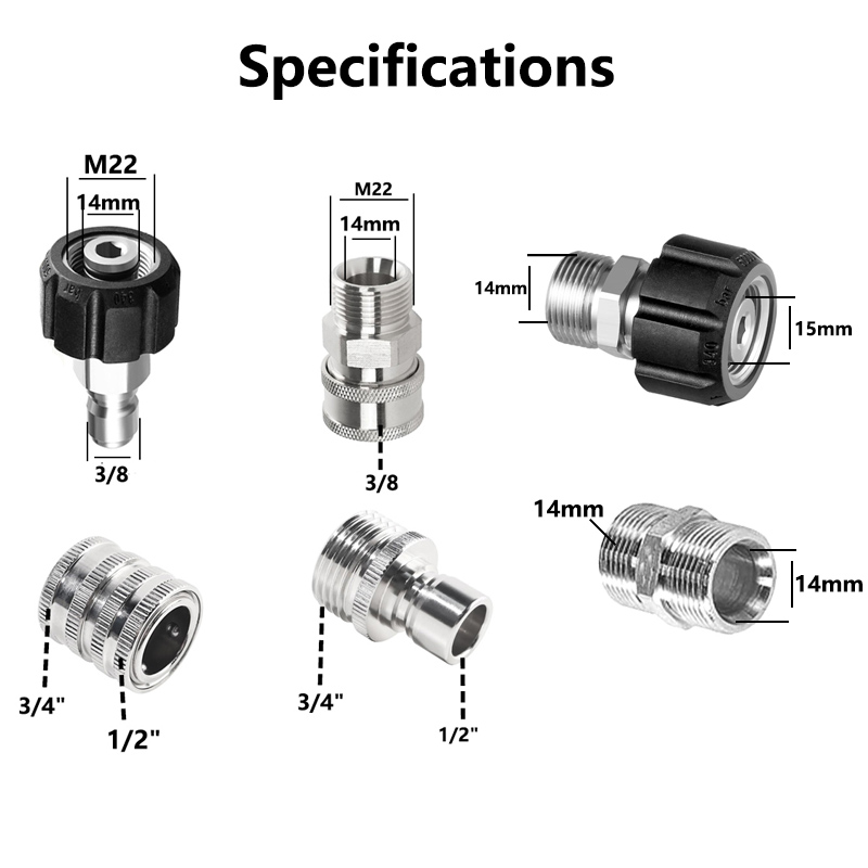 10PCS Kit Adaptor Mesin Cuci T - Smart Garden Furniture ulasan dan harga