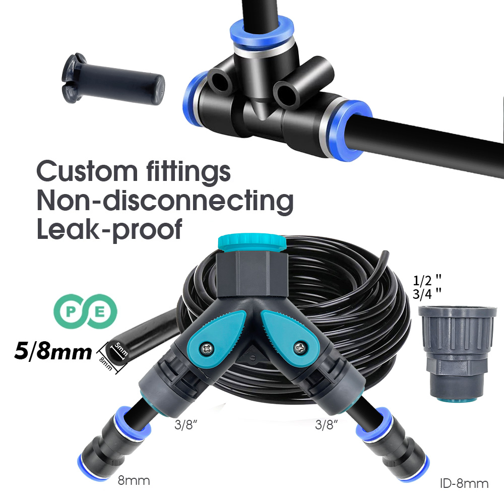 Kit Penyemprot Selang PE 5/8mm - Smart Garden Hose ulasan dan harga
