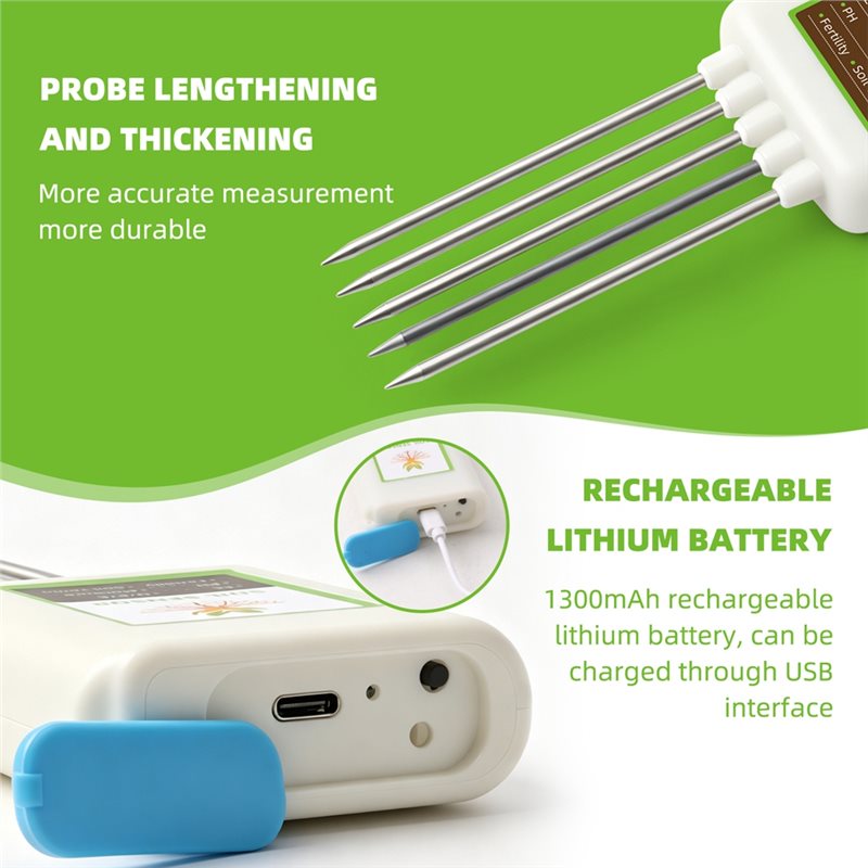 ABMR-Bluetooth 8 in 1 NPK PH E - Smart Garden Greenhouse ulasan dan harga