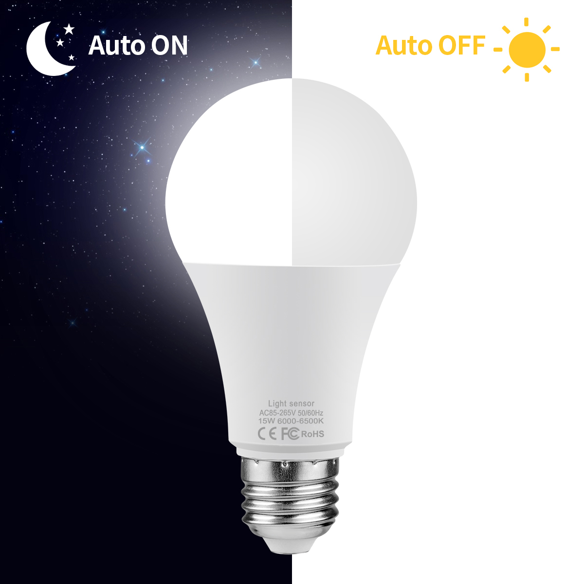 Lampu LED senja ke fajar, 15W  - Smart Garden Led Lights ulasan dan harga