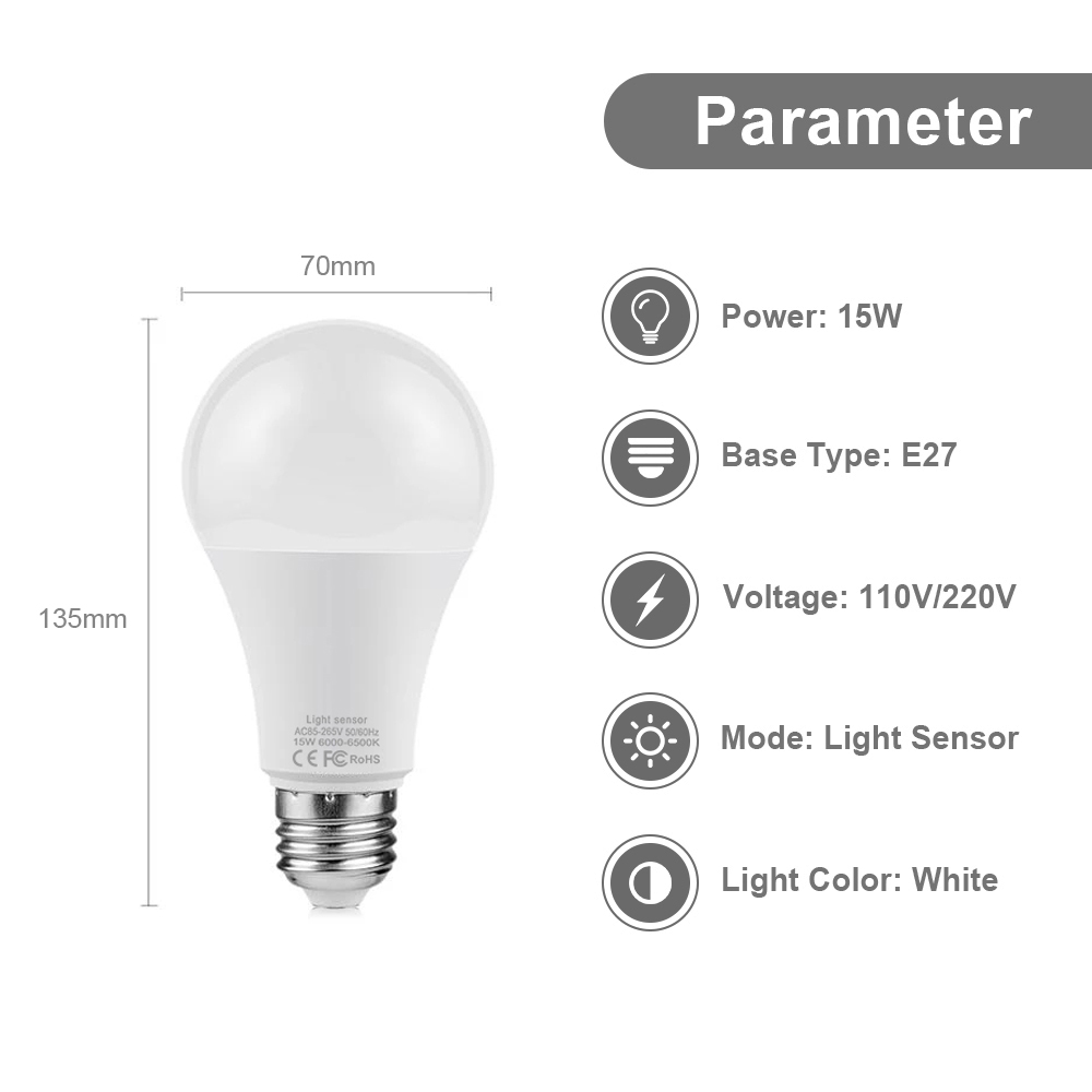 Lampu LED senja ke fajar, 15W  - Smart Garden Led Lights ulasan dan harga