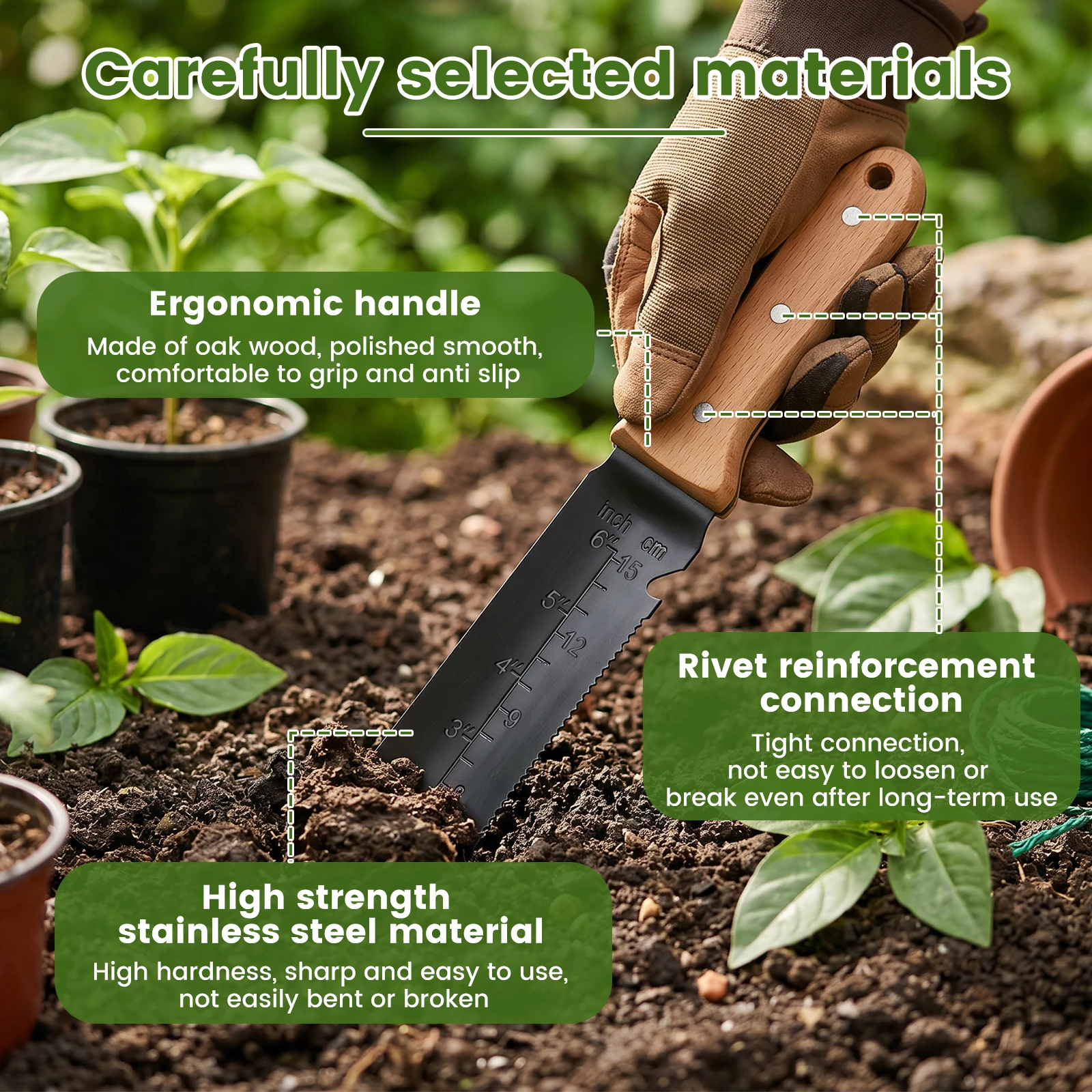 Sekop Taman Baja Tahan Karat,  - Smart Garden Edging ulasan dan harga