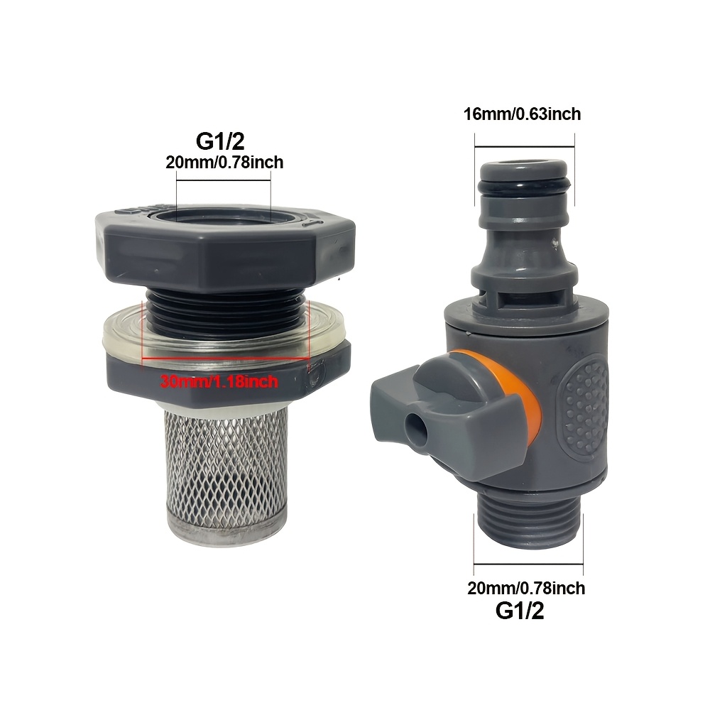 1Set G1/2 Saringan Filter Tang - Smart Garden Hose Valve ulasan dan harga
