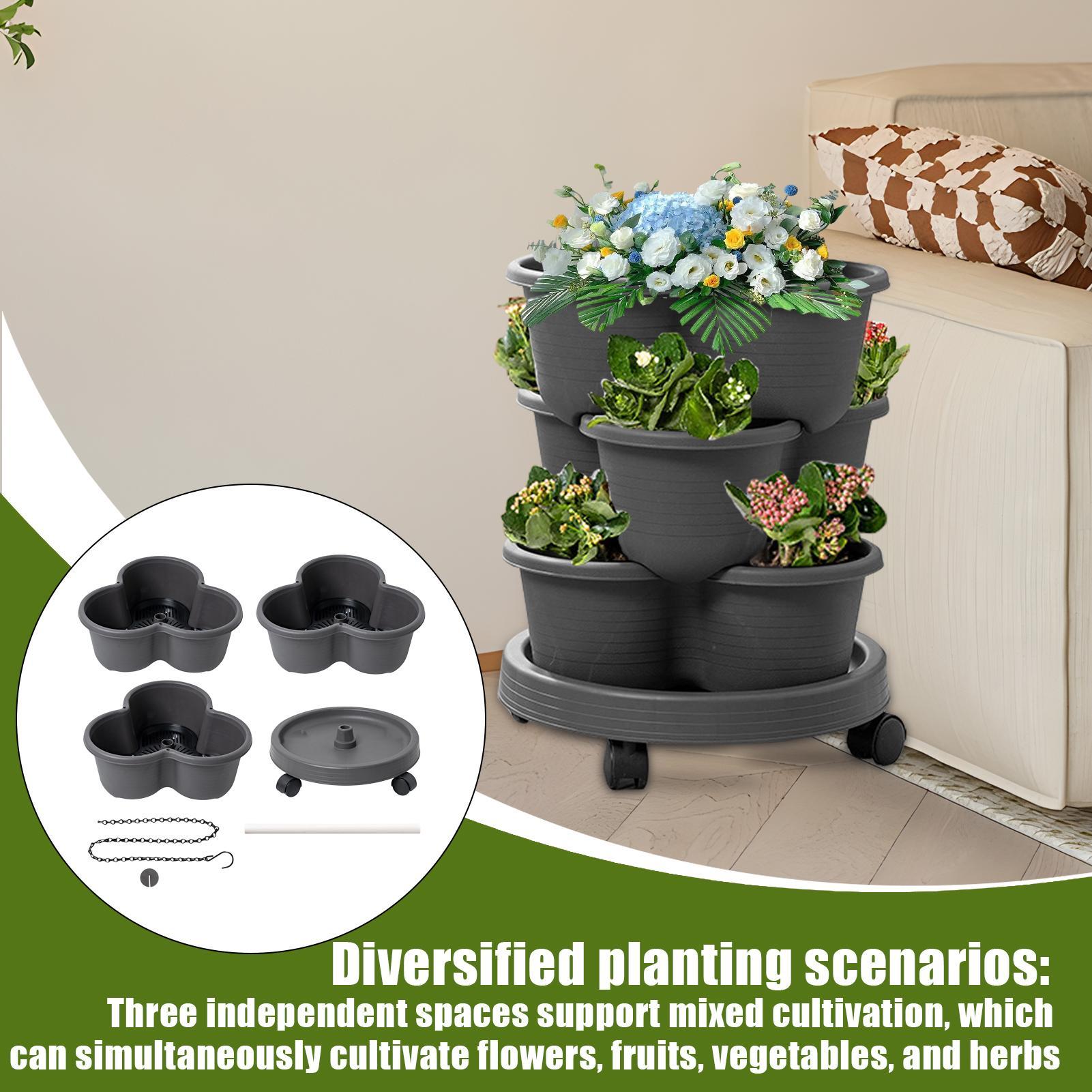Menara Kebun Vertikal Bertingk - Vertical Planter Tower ulasan dan harga