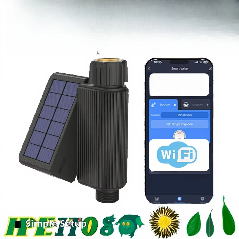 Katup air pintar tenaga surya  - Smart Garden Model ulasan dan harga