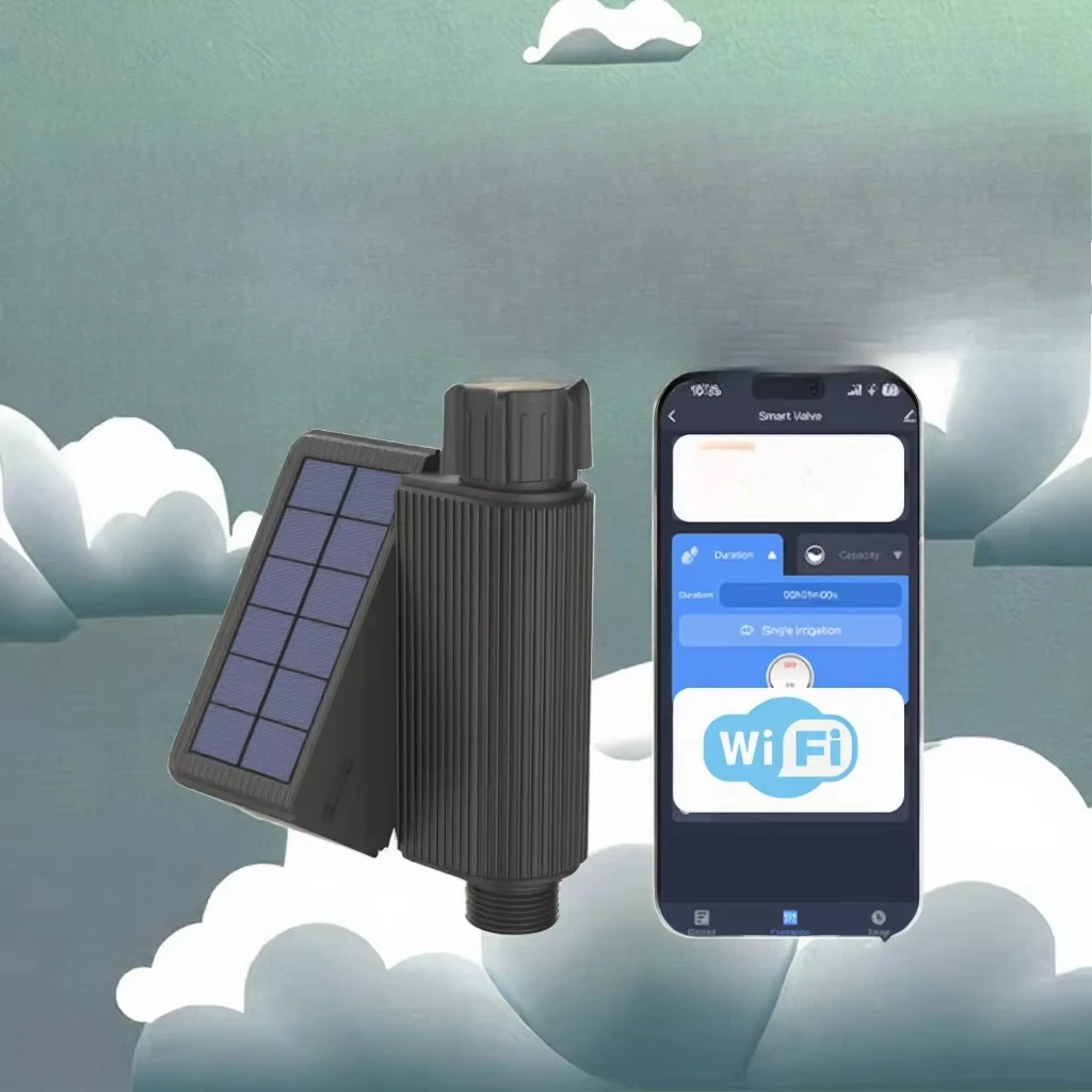 Katup air pintar tenaga surya  - Smart Garden Model ulasan dan harga