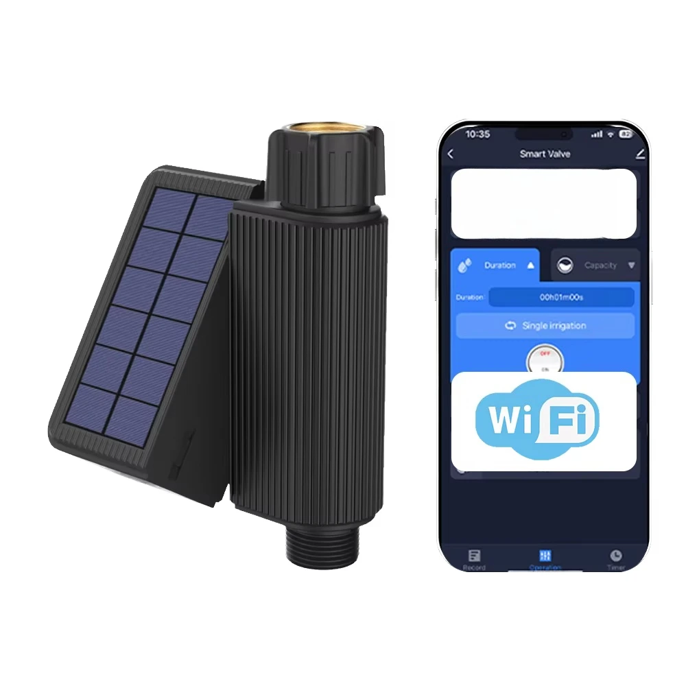 Katup air pintar tenaga surya  - Smart Garden Model ulasan dan harga