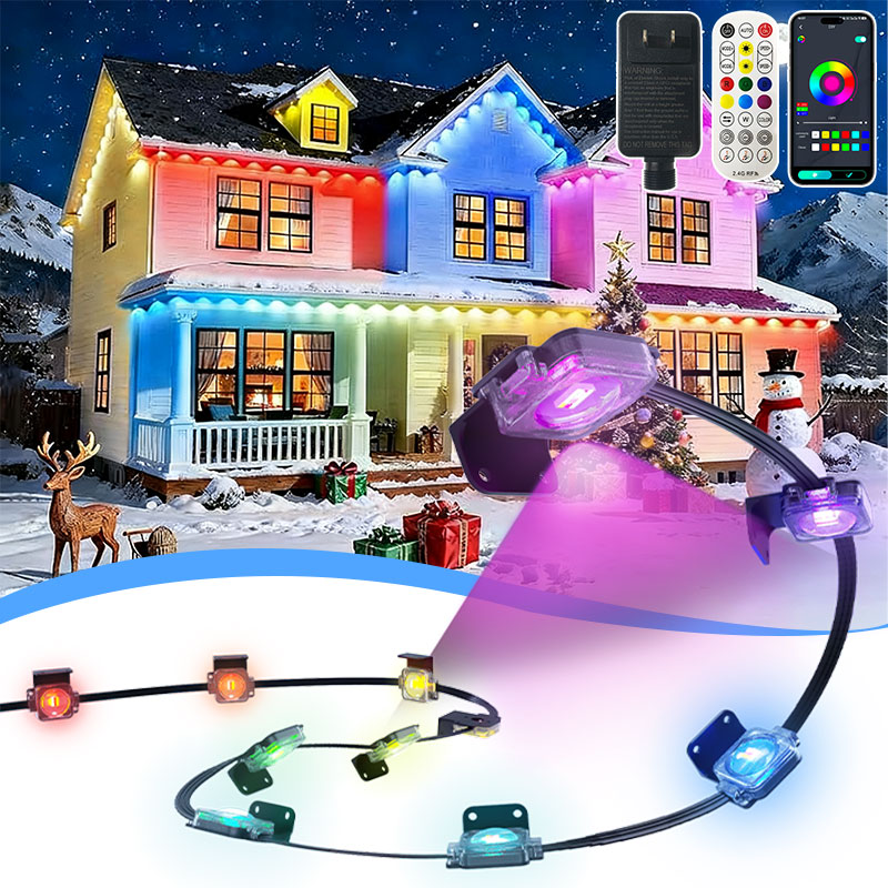 Lampu LED String RGBCW Permane - Smart Garden Led Lights ulasan dan harga