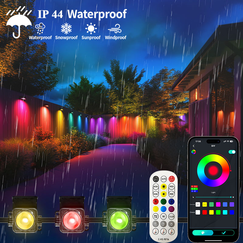 Lampu LED String RGBCW Permane - Smart Garden Led Lights ulasan dan harga