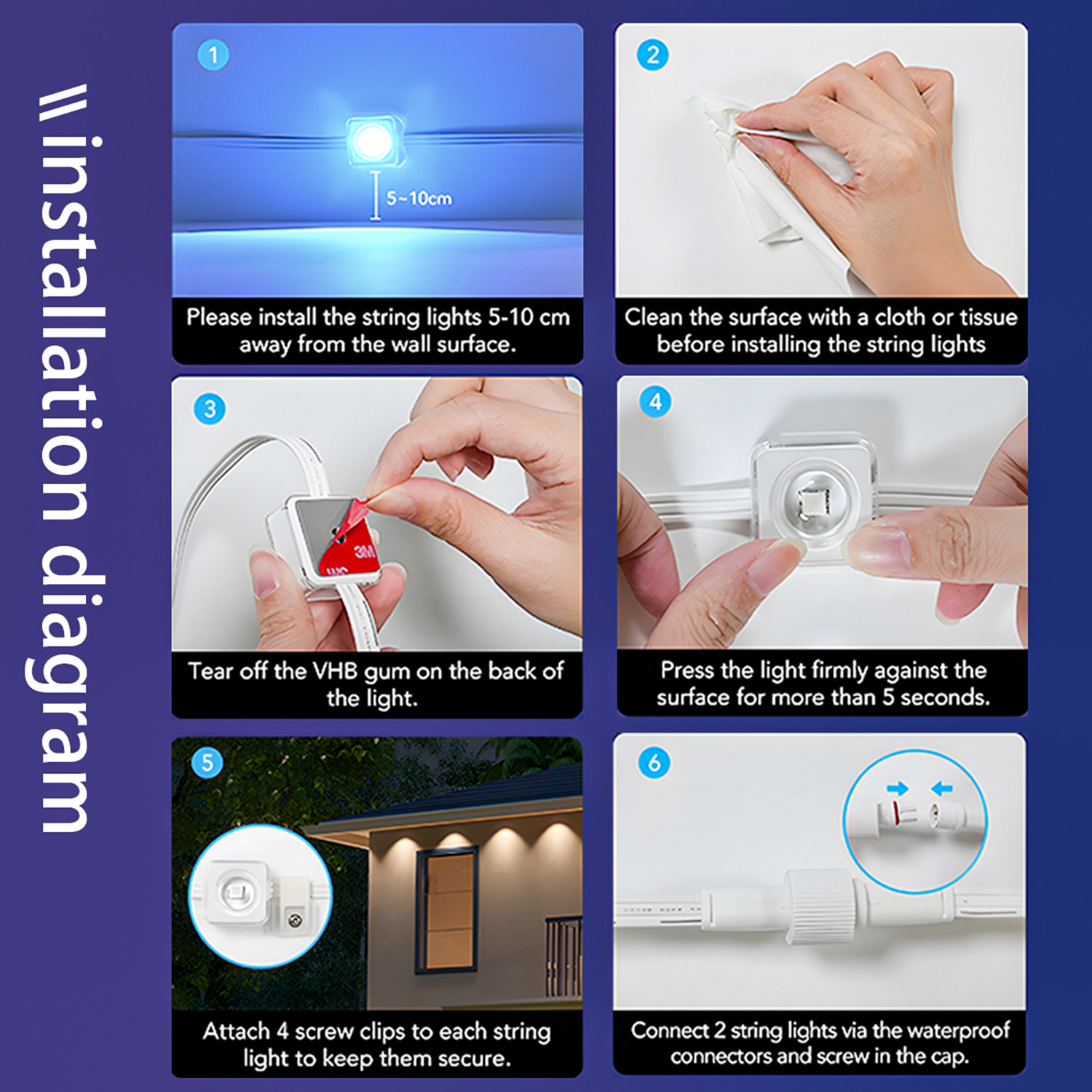 Lampu String LED Pelangi Pinta - Smart Garden Led Lights ulasan dan harga