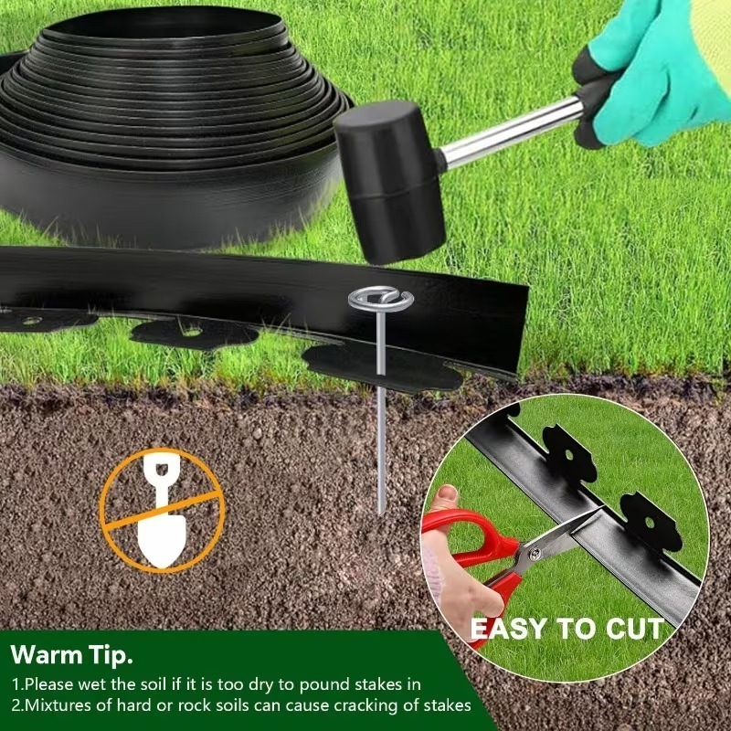 Pembatas Taman Batu Bentuk L 5 - Smart Garden Edging ulasan dan harga