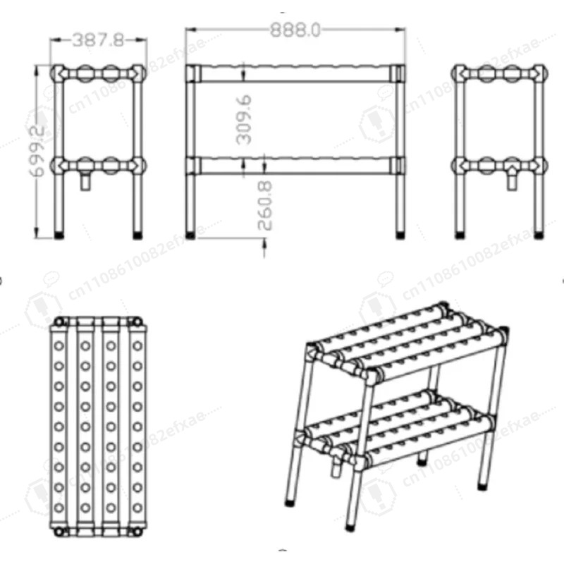 Sistem Hidroponik NFT Channel, - Smart Garden Hanging Baskets ulasan dan harga