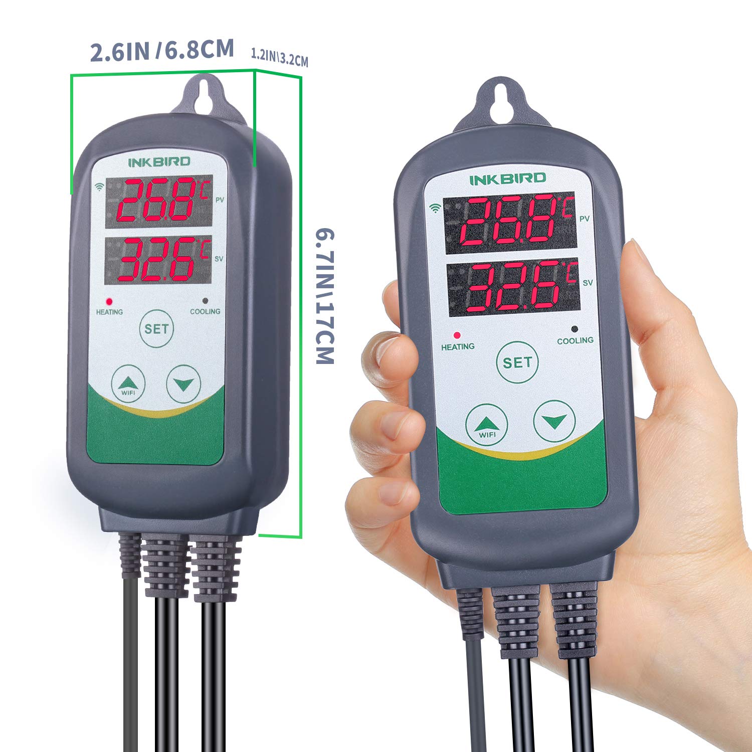 INKBIRD ITC-308-WiFi pengontro - Smart Garden Greenhouse ulasan dan harga