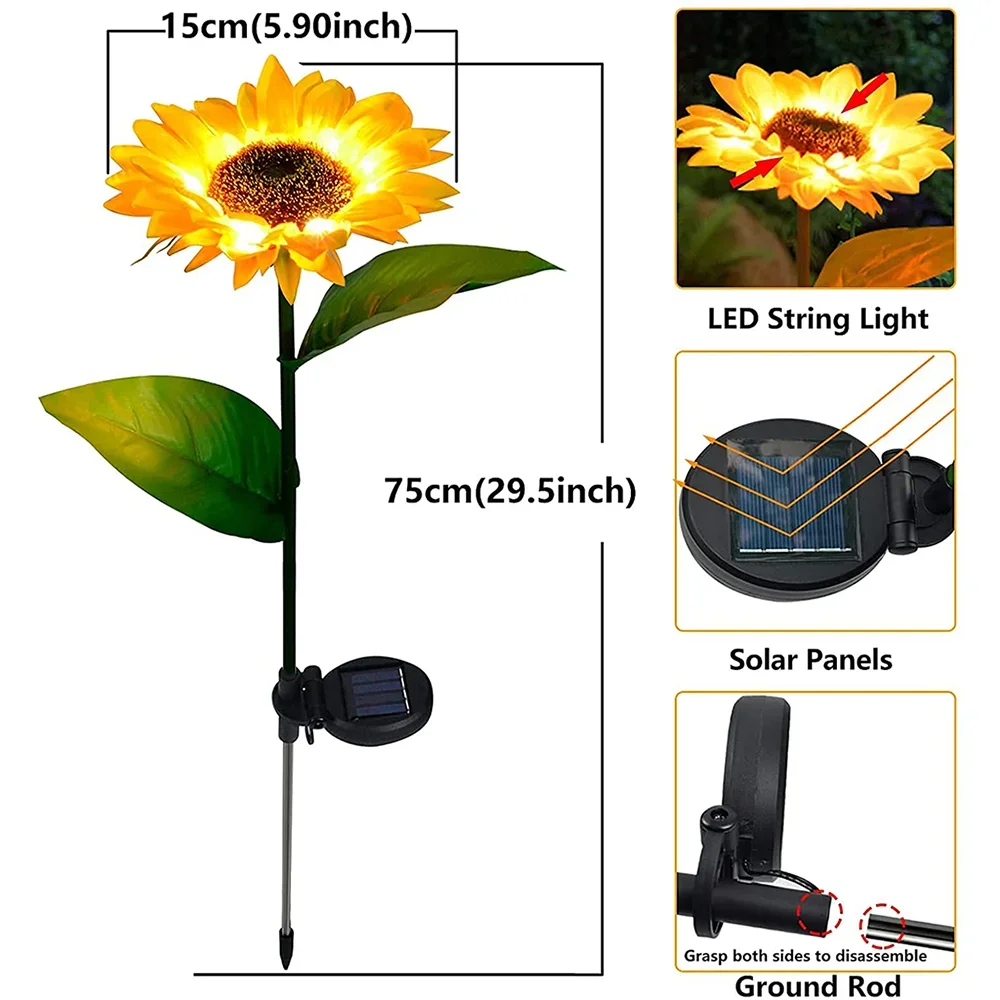 Lampu Taman Rasa Cerdas Bunga  - Smart Garden Led Lights ulasan dan harga
