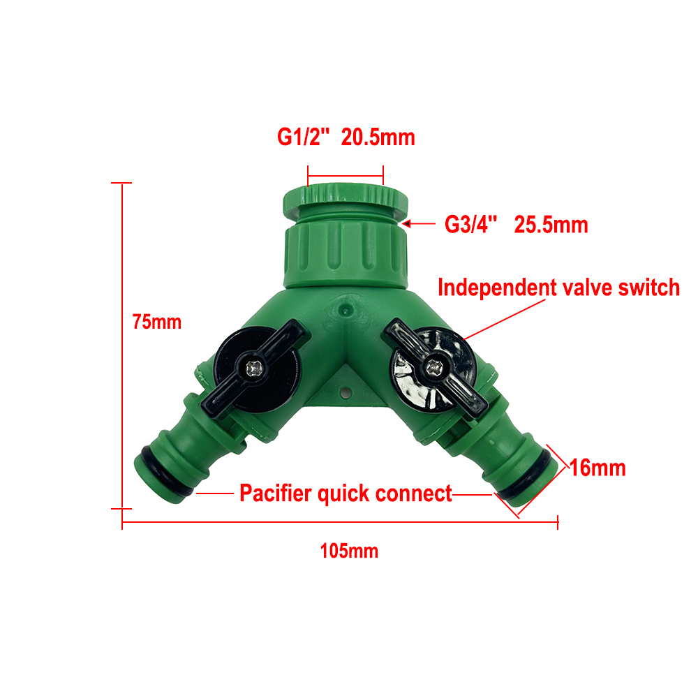 1 buah Splitter air keran tama - Smart Garden Hose Valve ulasan dan harga