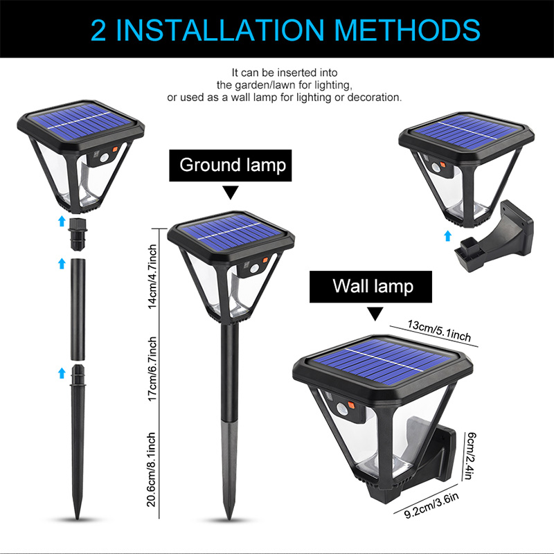 Lampu Dinding Tenaga Surya Tah - Smart Garden Led Lights ulasan dan harga