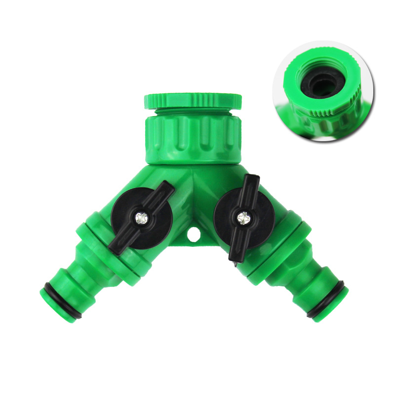 Pembagi Selang Taman 2 Arah de - Smart Garden Hose Valve ulasan dan harga