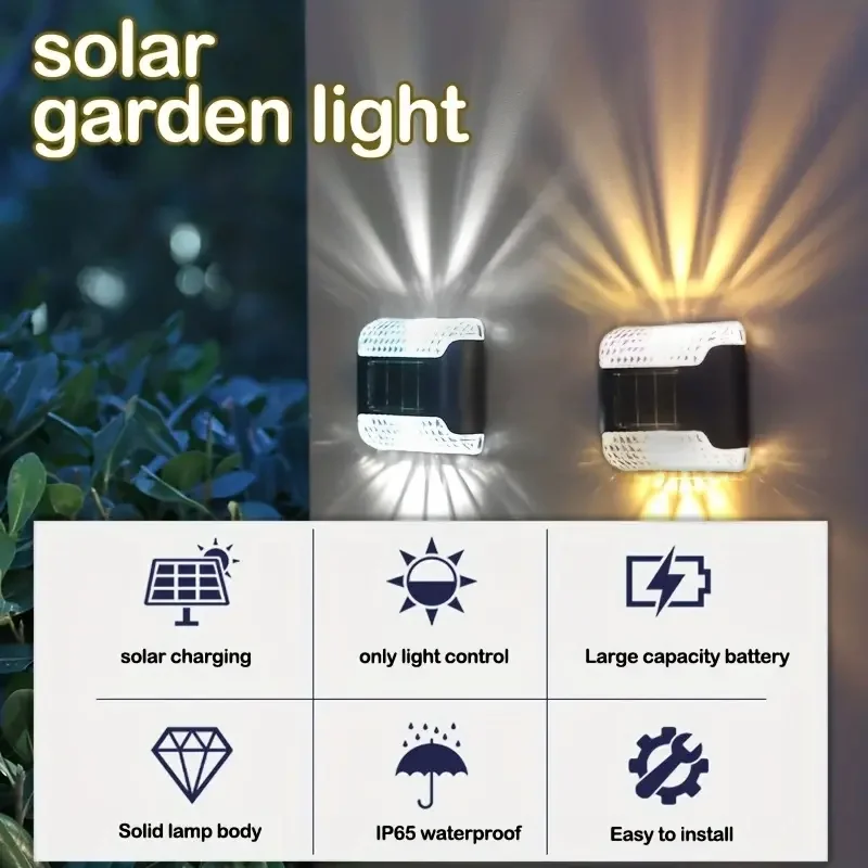 4pc Lampu Dinding Tenaga Surya - Smart Garden Led Lights ulasan dan harga
