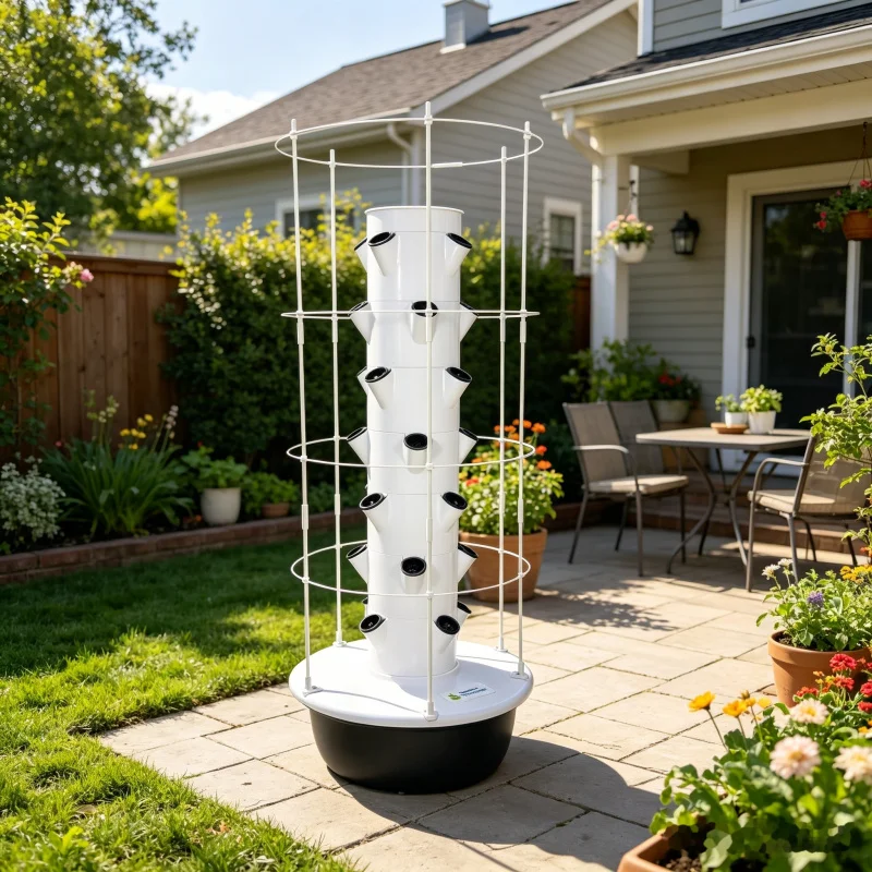 Menara Hidroponik Vertikal 5 L - Vertical Planter Tower ulasan dan harga