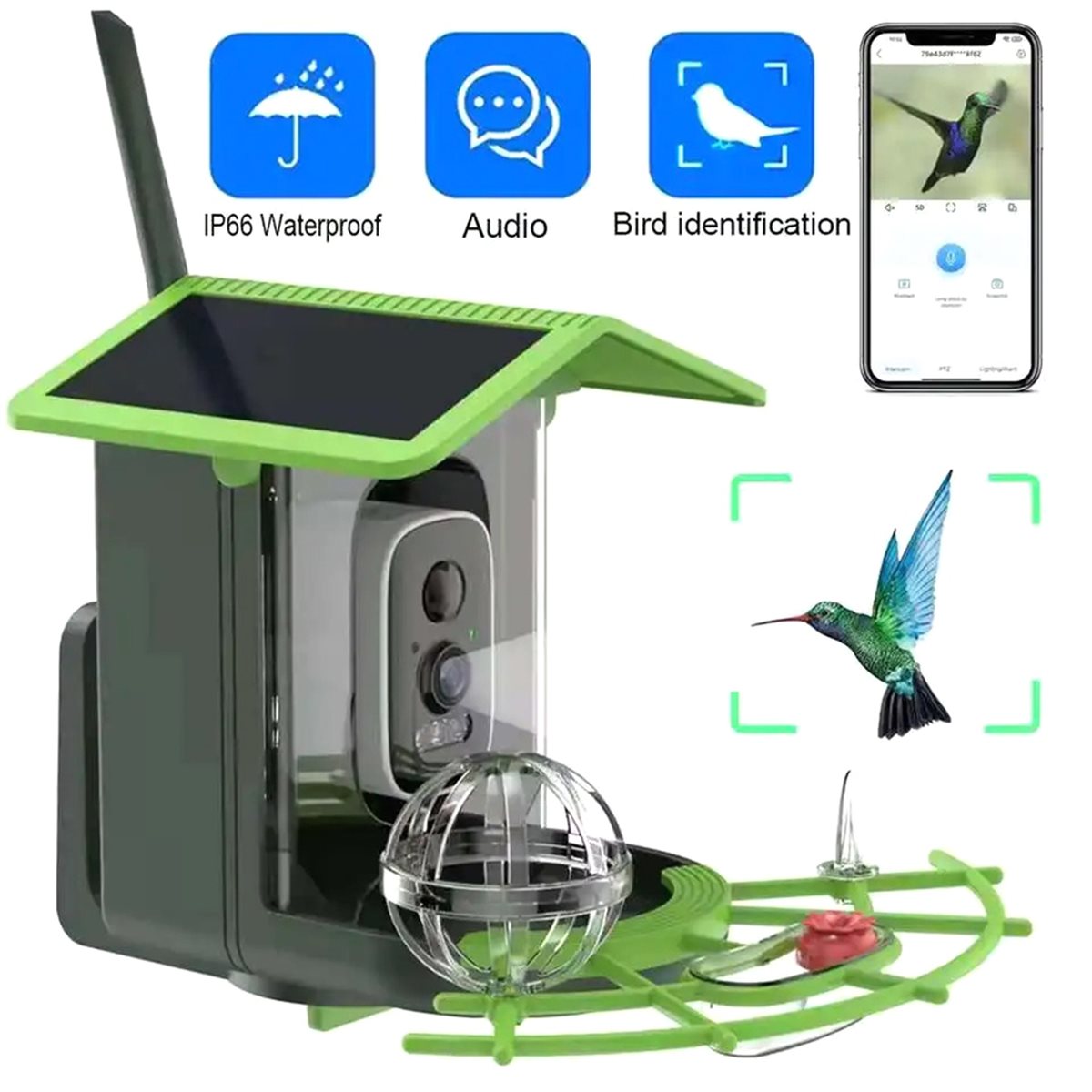Kamera Pengumpan Burung Pintar - Smart Garden Video ulasan dan harga