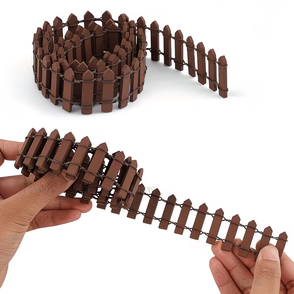 Set Pagar Kayu Mini dengan Tep - Smart Garden Edging ulasan dan harga