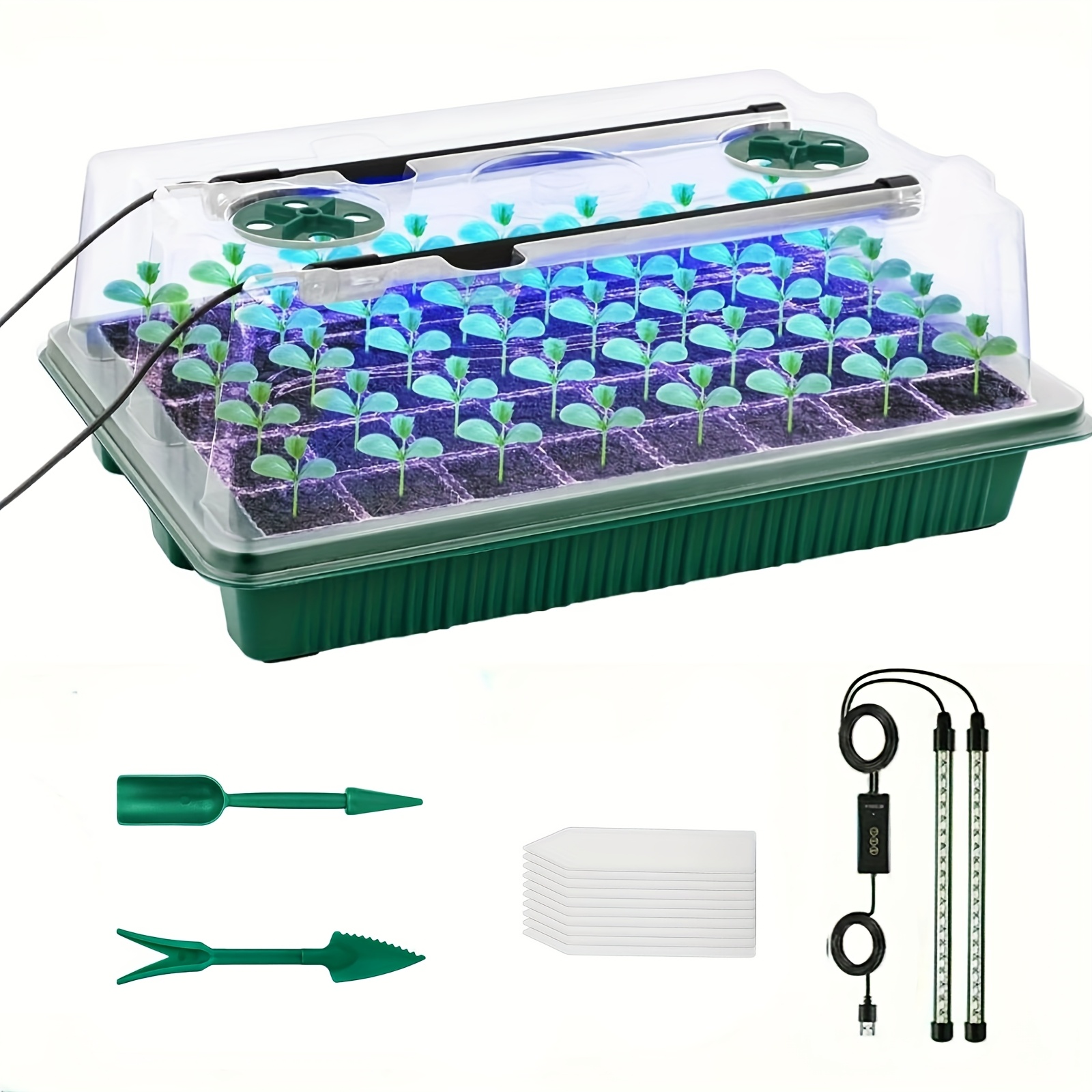 Baki Semai Benih dengan Kit Pe - Smart Garden Led Lights ulasan dan harga