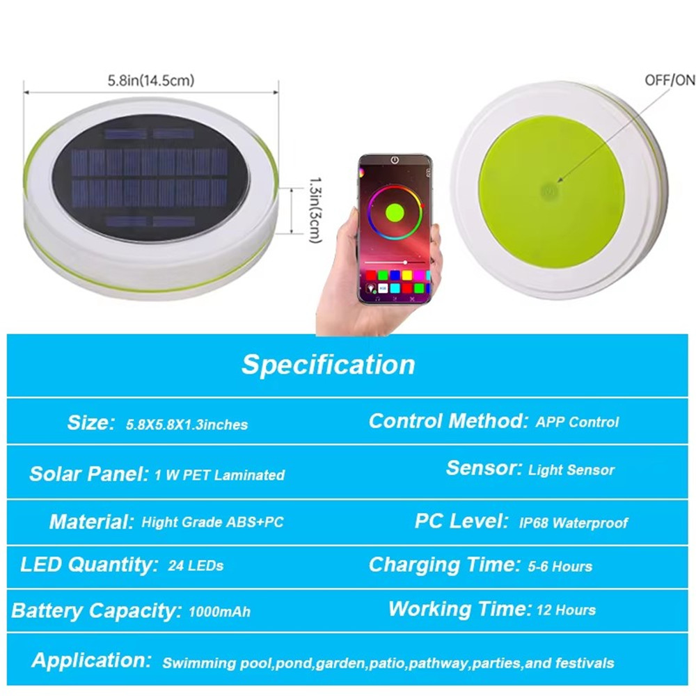 Lampu Apung Air LED Surya Luar - Smart Garden Led Lights ulasan dan harga