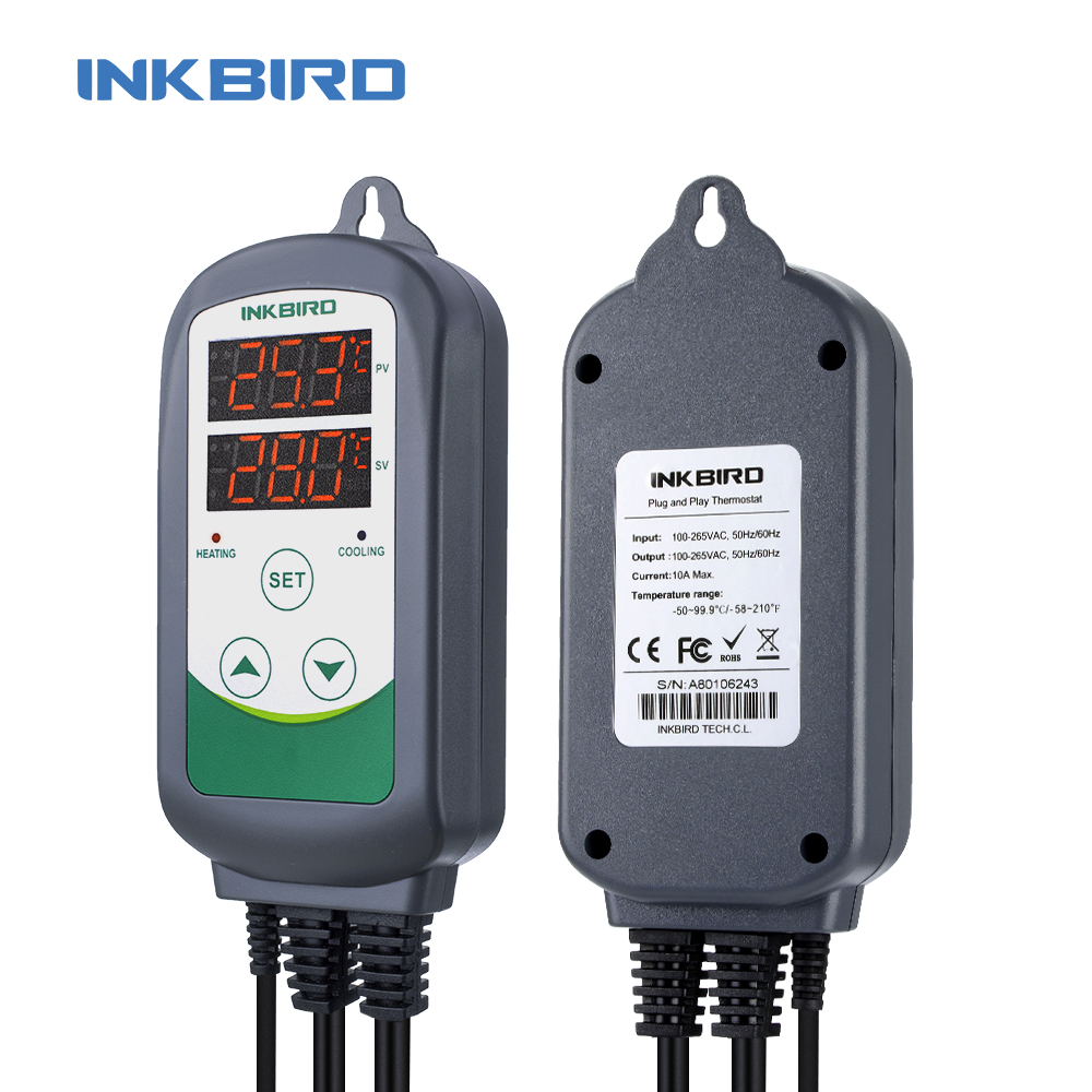 INKBIRD ITC-308 Pemanasan dan  - Smart Garden Greenhouse ulasan dan harga