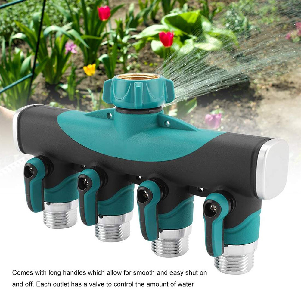 Pembagi Keran Logam Tugas Bera - Smart Garden Hose Valve ulasan dan harga