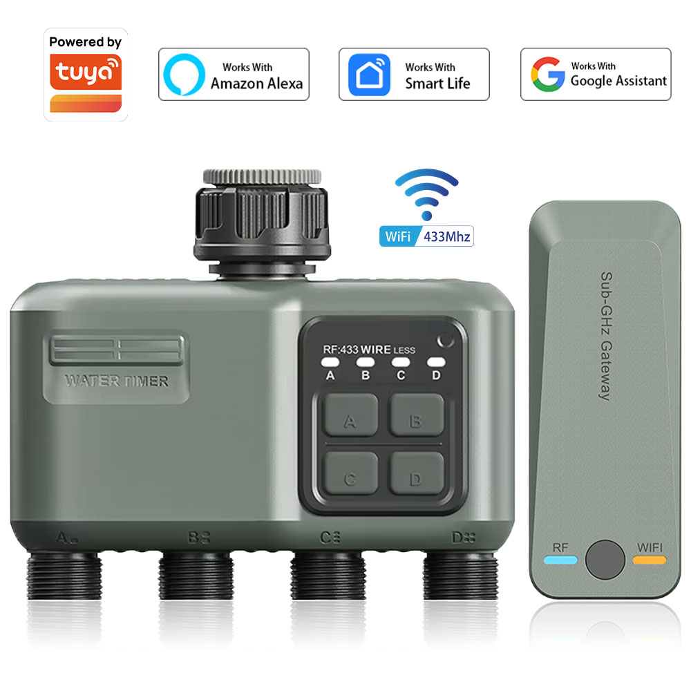 Timer Air Digital 4 Outlet unt - Smart Garden Auk ulasan dan harga