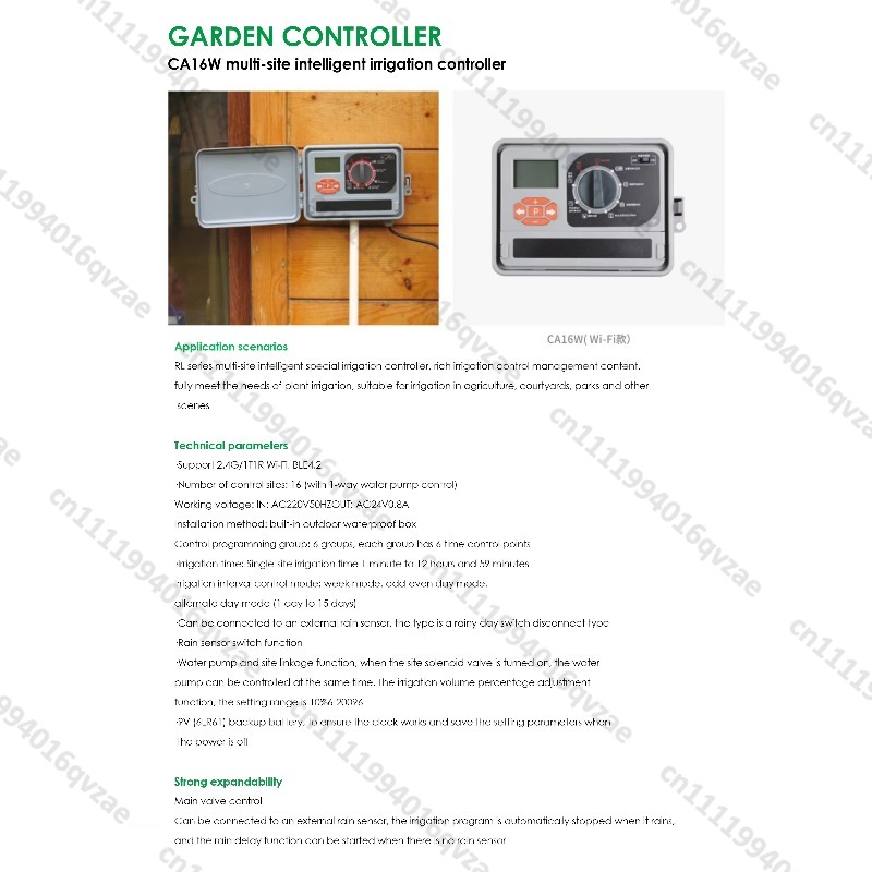 Timer Penyiraman WiFi untuk Ru - Smart Garden Greenhouse ulasan dan harga