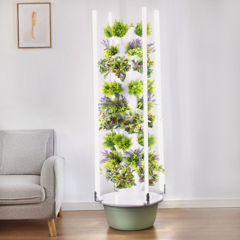 Dengan Led Lampu Tumbuh Pohon  - Vertical Planter Tower ulasan dan harga