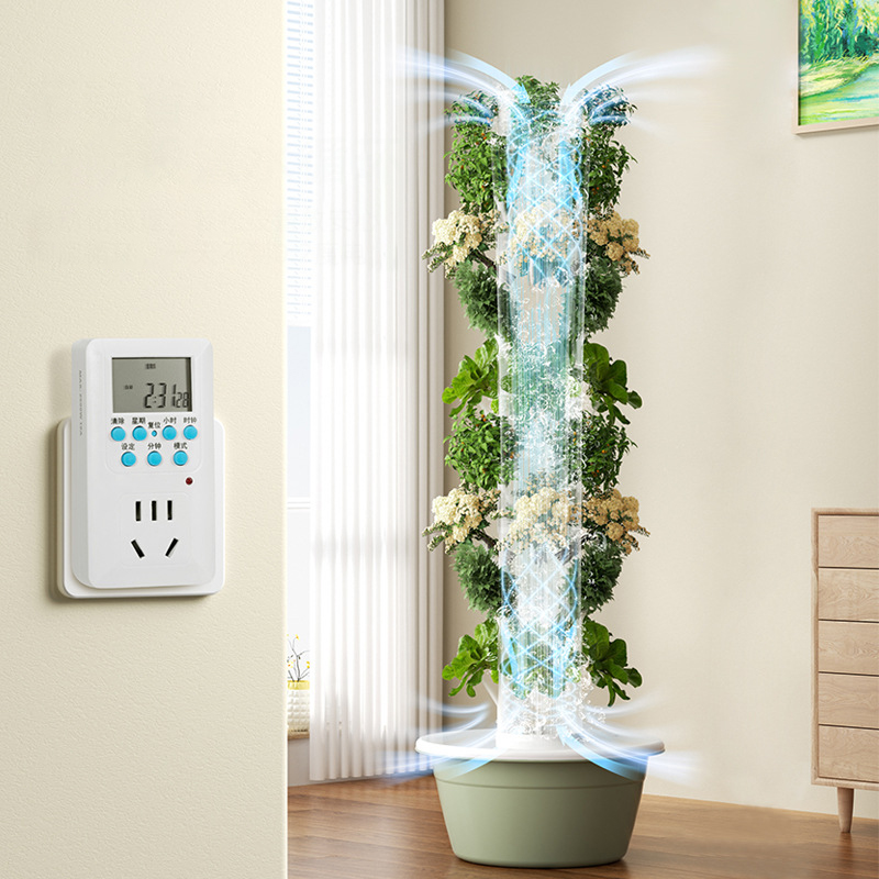 Dengan Led Lampu Tumbuh Pohon  - Vertical Planter Tower ulasan dan harga