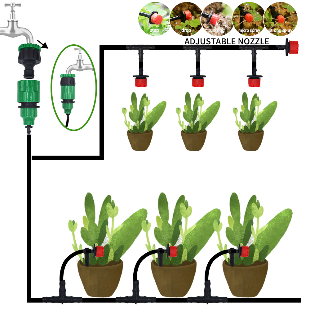 Sistem irigasi tetes mikro por - Smart Garden Auk ulasan dan harga